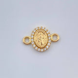Herraje Virgen De Guadalupe 0.65gr / 1.4cm / Oro Amarillo 18K &