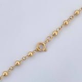 Rosario Virgen Milagrosa 6.05gr / 49.5cm / Oro Amarillo 18K &