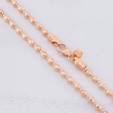 Cadena Militar 14.2g / 60cm / 2.9mm Oro Rosa 18K