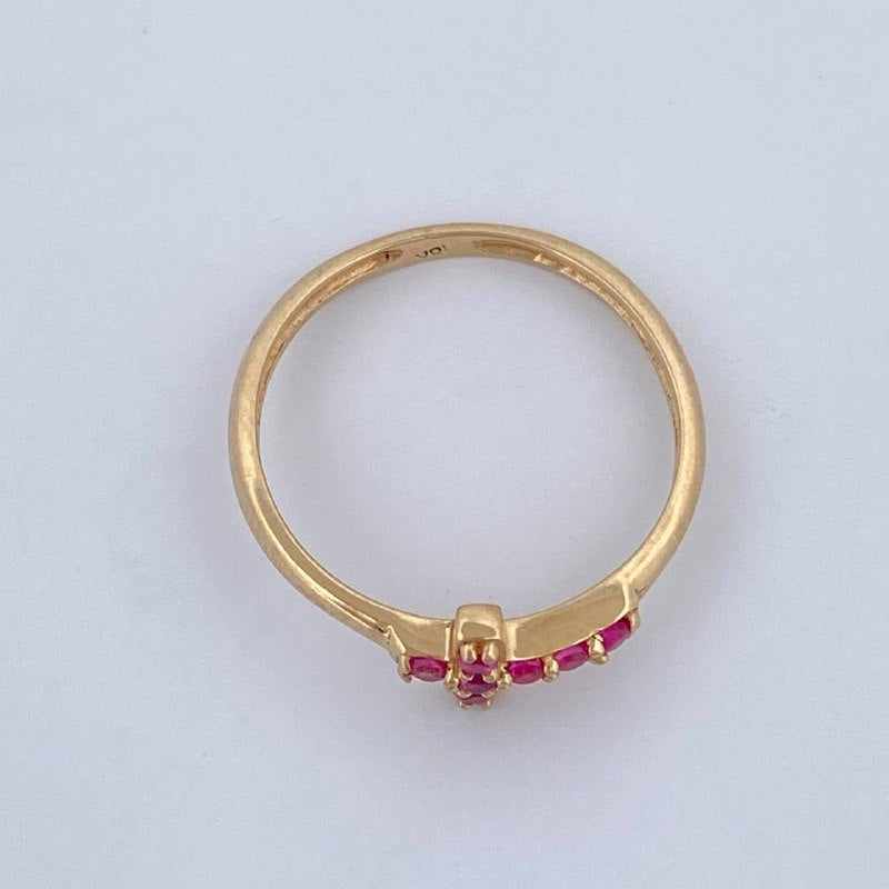 Anillo Cruz 1.45gr / T5 3/4 / Oro Amarillo 18K &