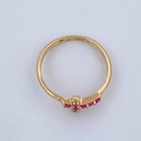 Anillo Cruz 1.45gr / T5 3/4 / Oro Amarillo 18K &