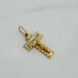 Dije Cruz Cristo Milagroso 2.15 g / 2.6 cm Oro Amarillo 18K