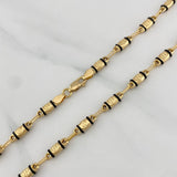 Cadena Rustica Tornillo 12.05 g / 60.5 cm / 3.95 mm Oro Amarillo 18K