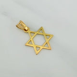 Dije Silueta Estrella 1.3gr / 2.4cm / Oro Amarillo 18K %