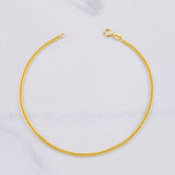 Pulso Franco 1.5g / 19.4cm / 1.63mm Oro Amarillo 18K