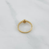 Anillo Trebol 1.6 g / T6 3/4 Oro Amarillo 18K