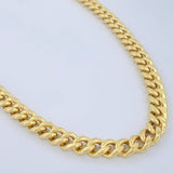Cadena Cubana 18.95gr / 66cm / Oro Amarillo +1 14K Italy $