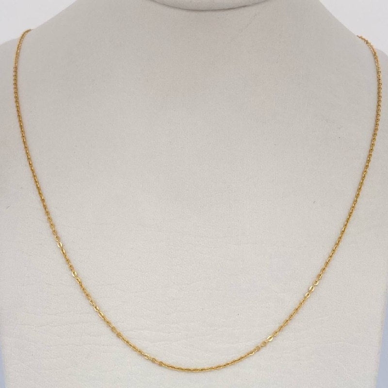 Cadena Aro Seguido 1.05gr / 42cm / Oro Amarillo +3 18K $