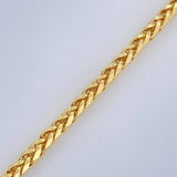 Pulso Franco 2.9gr / 20.5cm / Oro Amarillo +3 14K Italy $