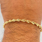 Pulso Lazo 2.7gr / 19.5cm / Oro Amarillo +3 14K Italy &