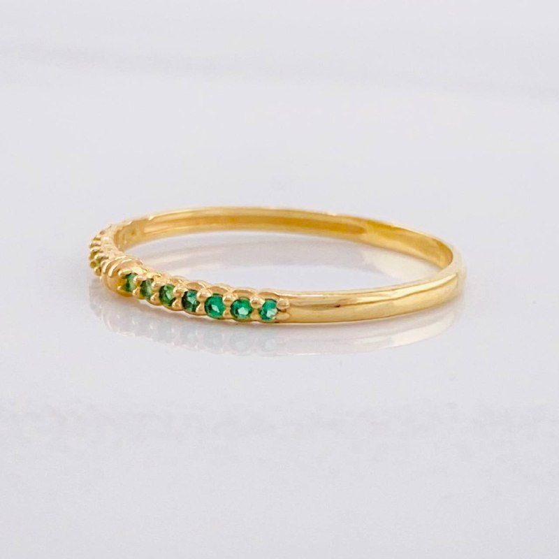 Anillo Churumbela Nudo 0.75g / T5 3/4 Oro Amarillo 18K