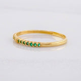 Anillo Churumbela Nudo 0.75g / T5 3/4 Oro Amarillo 18K