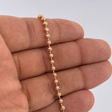 Pulso Militar 5.45gr / 19cm / Oro Rosa 18K &