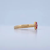Anillo Cruz 1.45gr / T5 3/4 / Oro Amarillo 18K &