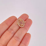 Herraje Virgen de Guadalupe 2g / 1.8cm Oro Rosa 18K