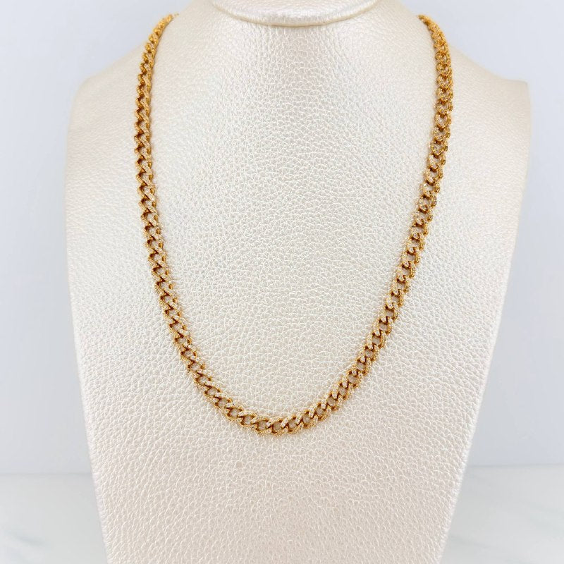 Cadena Cubana 20 g / 50.7 cm / 4.9 mm Oro Amarillo 18K