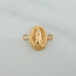 Herraje Virgen Guadalupe 0.6gr / 1.5cm / Oro Amarillo 18K %