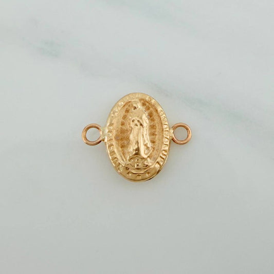 Herraje Virgen Guadalupe 0.6gr / 1.5cm / Oro Amarillo 18K %