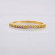 Anillo Circones seguidos 1.3g / T7 1/2 Oro Amarillo 18K