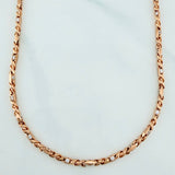 Cadena Dubai Trenzada 23.4 g / 50.5 cm / 3 mm Oro Rosa 18K