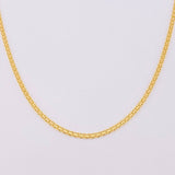 Cadena Cadena China 1.9g / 45cm / 1.1mm Oro Amarillo 18K