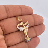 Dije San Miguel Arcángel 2.45gr / 4.1cm / Tres Oros 18K $
