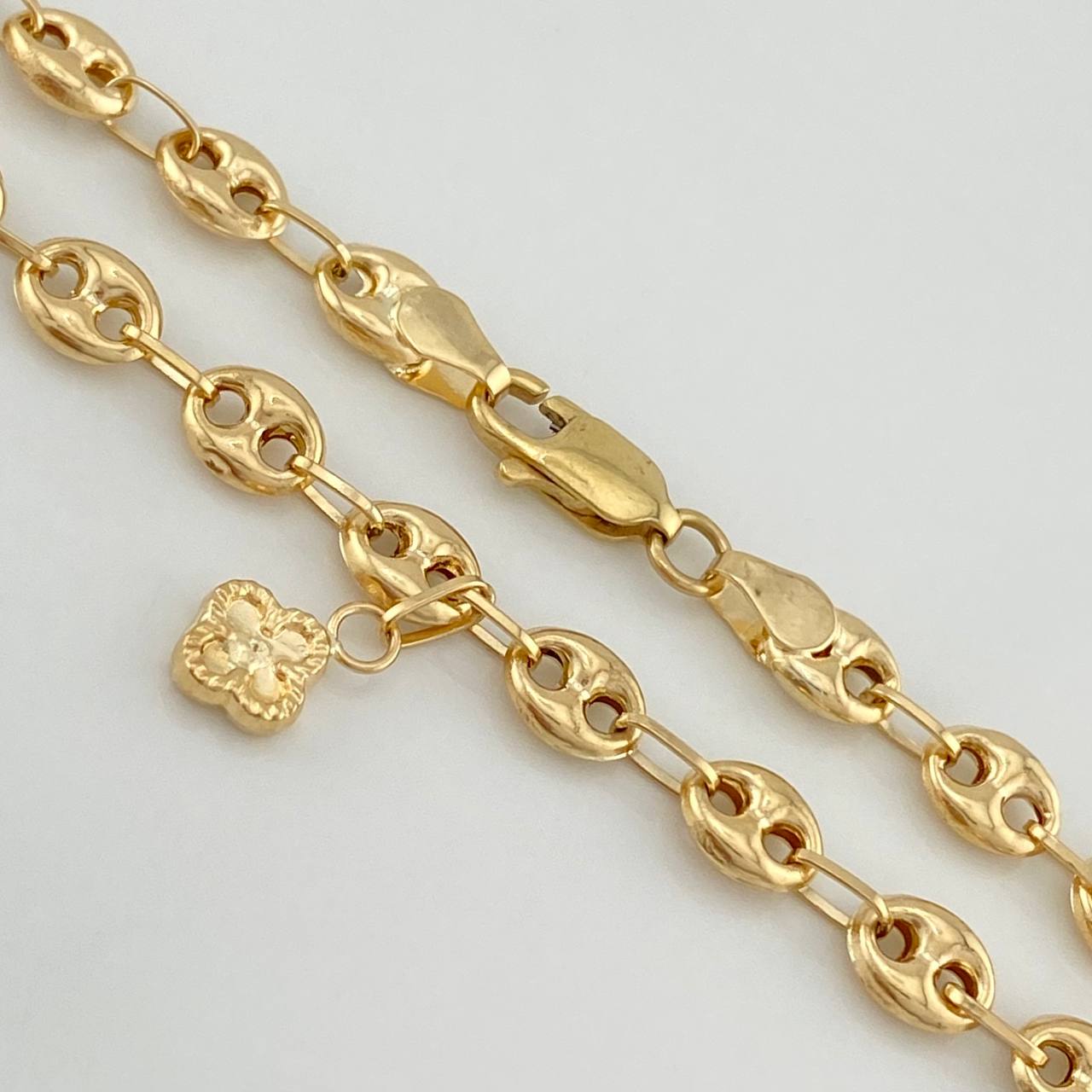 Tobillera Gc Dijes 5.4 g / 25.7 cm / 4.8 mm Oro Amarillo 18K