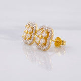 Topos Trebol 2.8g / 9.79mm Oro Amarillo 18K
