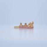 Anillo Tiara Punteada 1.6gr / T6 / Oro Amarillo 18K &