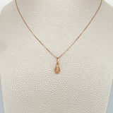 Set Cadena y Dije Veneciana + Virgen Guadalupe 1.7gr / Oro Amarillo 18K (Oferta) $