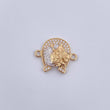 Herraje Herradura Caballo 2.15gr / 1.7cm / Oro 18K &