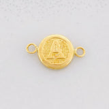 Herraje Circulo Letra A 0.4g / 1.5cm Oro Amarillo 18K