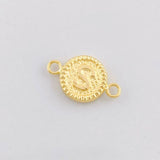 Herraje Circulo Letra S 0.6g / 1.7cm Oro Amarillo 18K