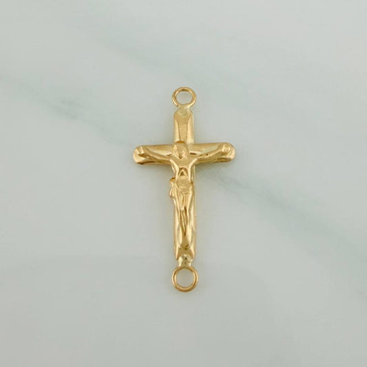 Herraje Cruz Cristo 0.9gr / 2.6cm / Oro Amarillo 18K %