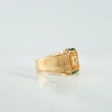 Anillo Cuadro 5.9 g / T10 Oro Amarillo 18K