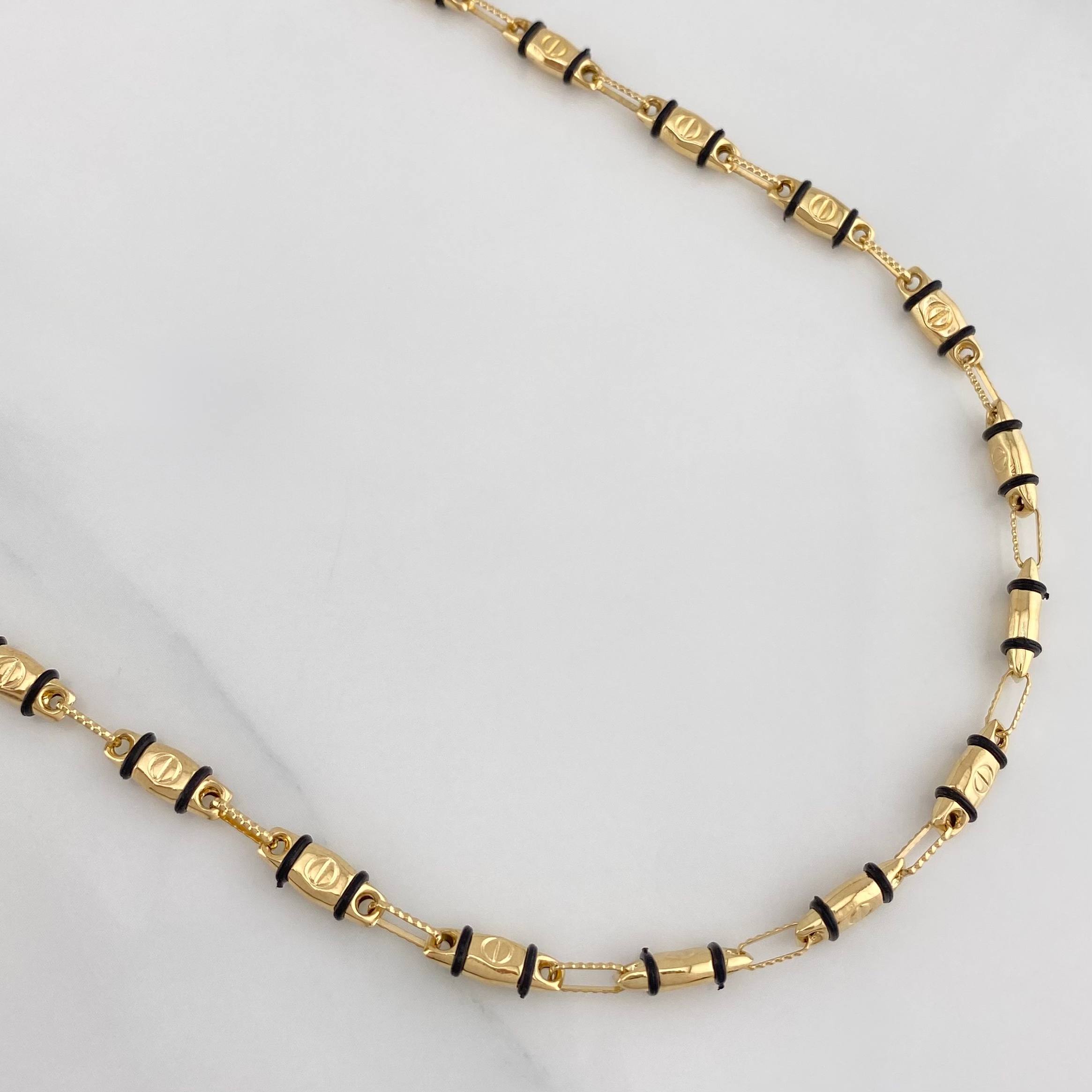 Cadena Rustica Tornillo 12.05 g / 60.5 cm / 3.95 mm Oro Amarillo 18K