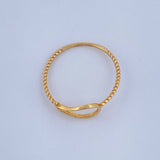 Anillo Arpa 0.75gr / T7 1/4 / Oro Amarillo 18K &