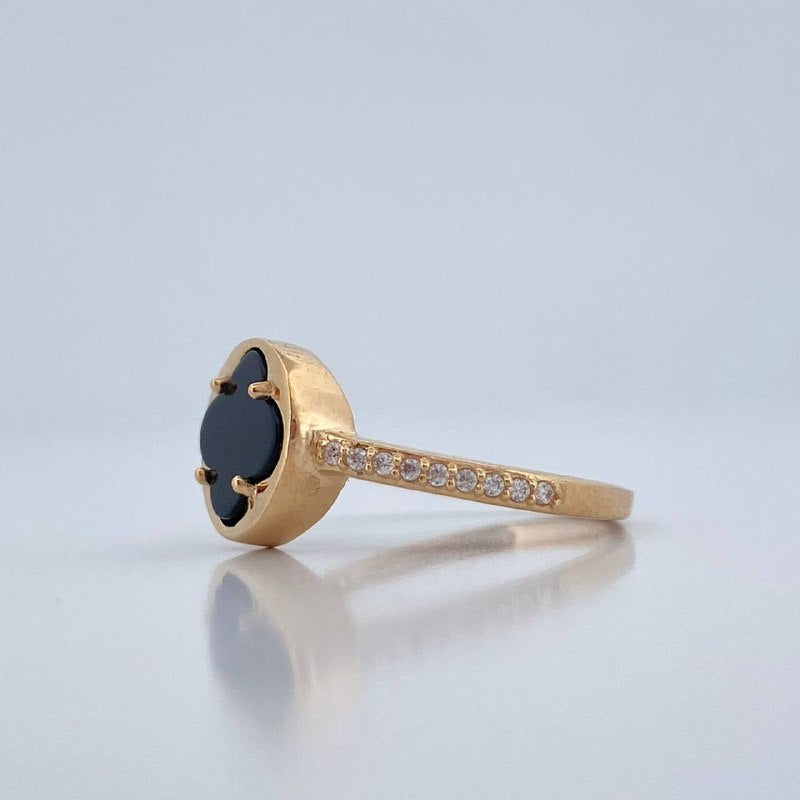 Anillo Trebol 2.5gr / T6 / Oro Amarillo Nac.Esp 18K %