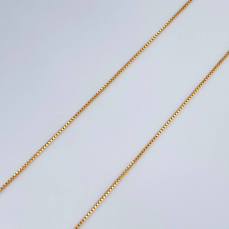 Set Cadena y Dije Veneciana + Virgen Milagrosa 1.6gr / Oro Amarillo 18K (Oferta) $
