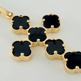 Dije Cruz Trebol 2.55gr / 3.5cm / Oro Amarillo Nac.Esp. 18K $