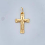 Dije Cruz Cristo 1.5gr / 3.5cm / Oro Amarillo 18K &