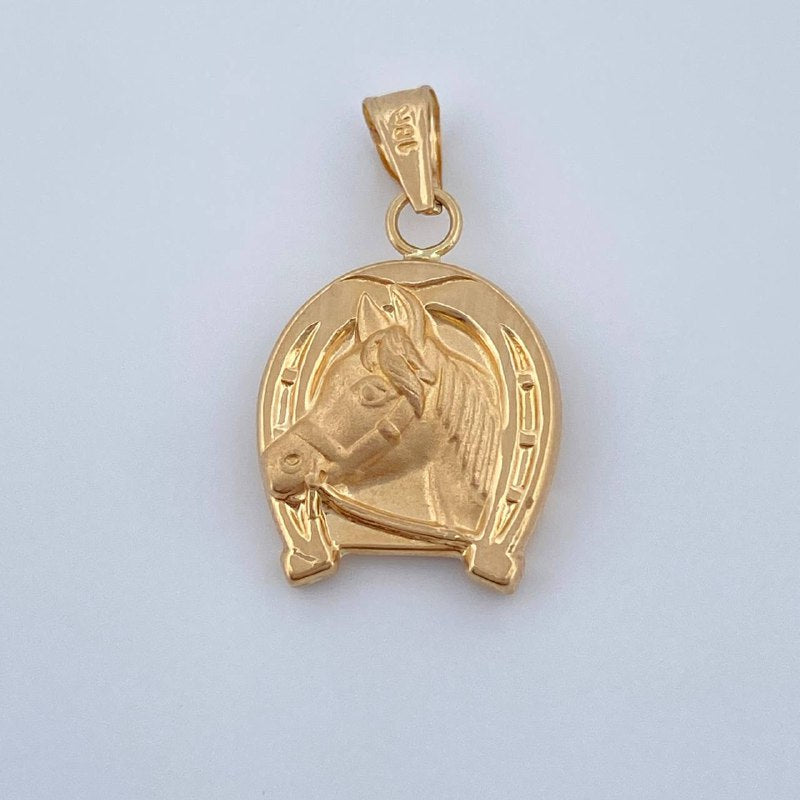 Dije Herradura Caballo 1.15gr / 2.4cm / Oro Amarillo 18K &