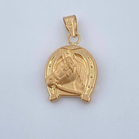 Dije Herradura Caballo 1.15gr / 2.4cm / Oro Amarillo 18K &