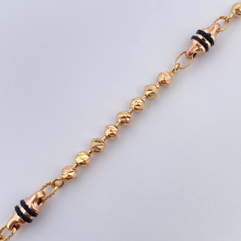 Pulso Rustico Tipo Militar 6.9gr / 20cm / Oro 18K &