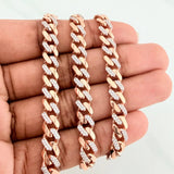Cadena Cubana 27.5 g / 61.4 cm / 6.5 mm Oro Rosa 18K