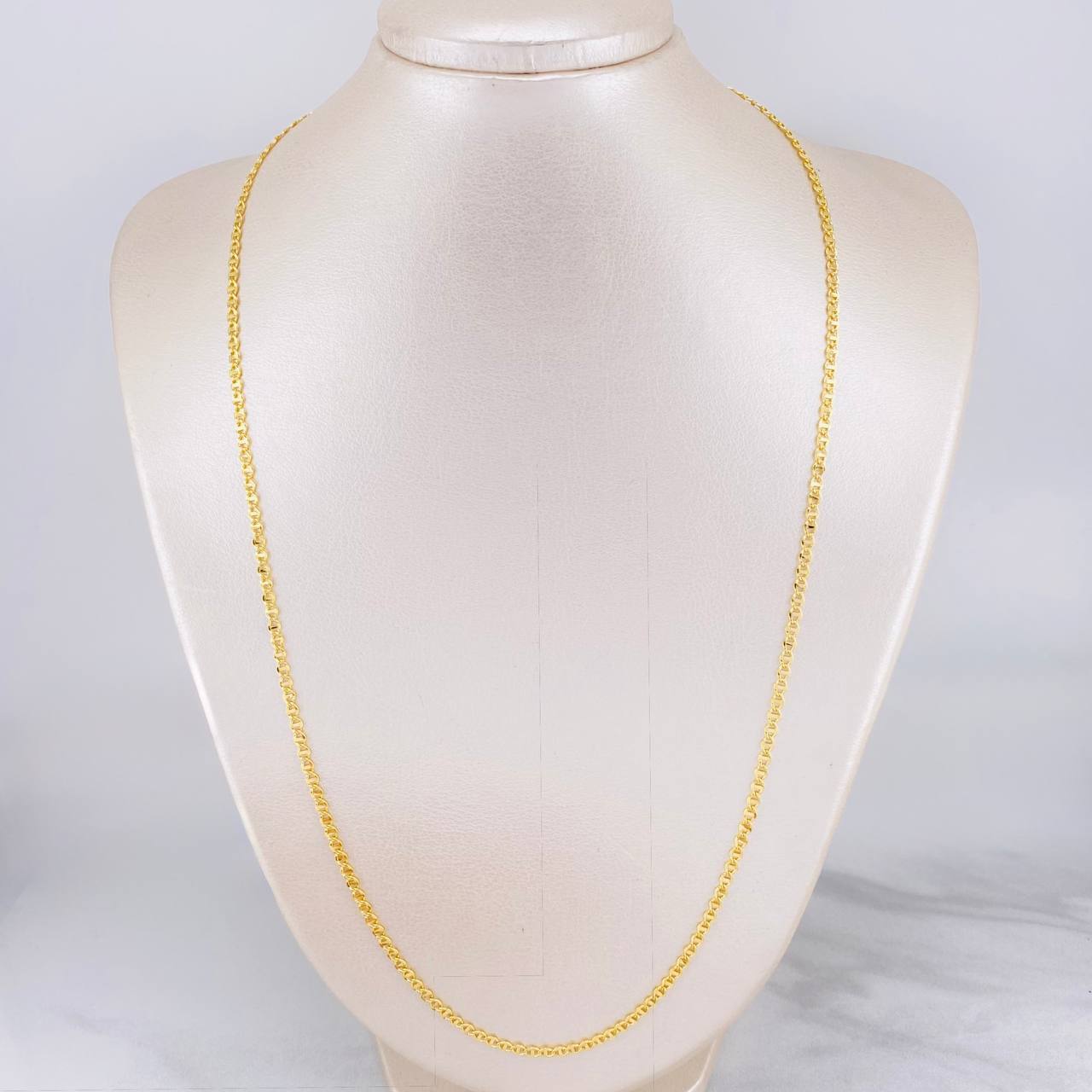 Cadena Escalera 2.8g / 50cm / 2.75mm Oro Amarillo 18K