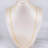 Cadena Escalera 2.8g / 50cm / 2.75mm Oro Amarillo 18K