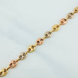 Tobillera Gc 6.25 g / 26.8 cm / 5.25 mm Tres Oros 18K