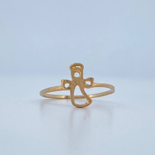 Anillo Angel De Luz 1gr / T6 3/4 / Oro Amarillo 18K &
