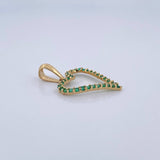 Dije Silueta Corazon 2gr / 3cm / Oro 18K &